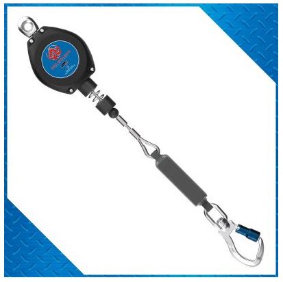 LANYARD RETRACTABLE 11' CABLE W/3600# GATES - Lanyards